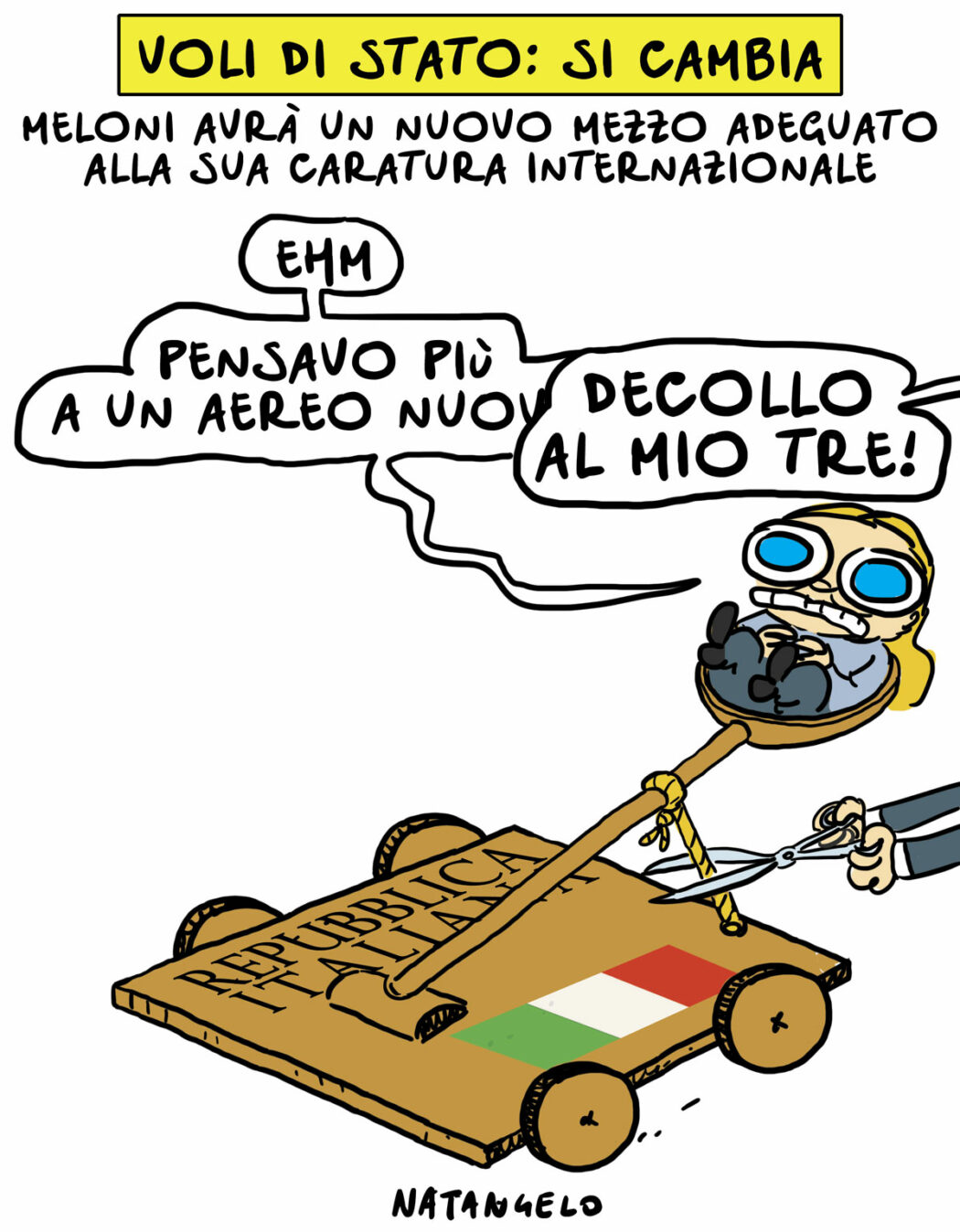 La vignetta di Natangelo