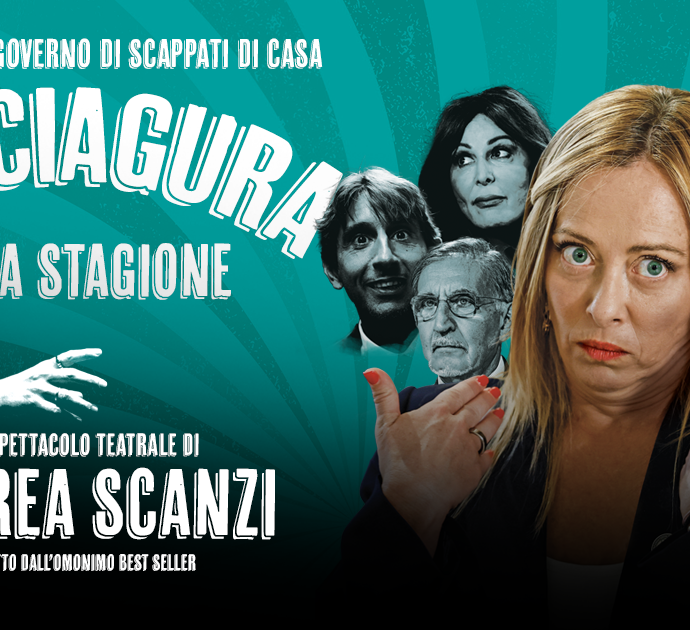 Andrea Scanzi a teatro con la terza stagione de ‘La Sciagura. Cronaca di un governo di scappati di casa.’ Scopri le date del tour