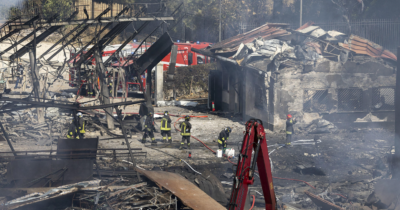Copertina di Esplosione a Roma: “Lo scoppio per una fuoriuscita di gas Gpl durante lo scarico”