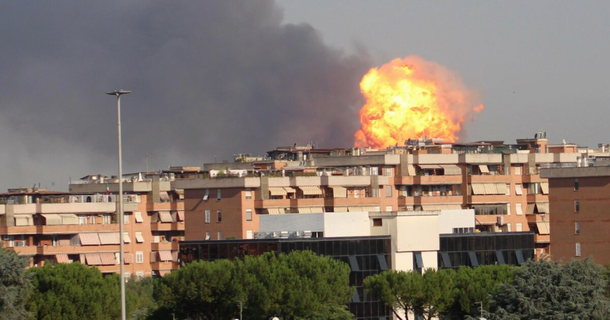 Arpa Lazio: “L’esplosione del distributore di via Gordiani a Roma ha generato diossina”