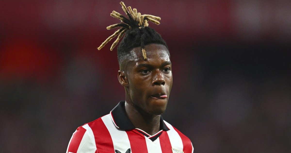Clamoroso Nico Williams, rinnova con l’Athletic Bilbao fino al 2035. Era diventato il “topo di m*rda” per il suo passaggio al Barcellona Clamoroso Nico Williams, rinnova con l’Athletic Bilbao fino al 2035. Era diventato il “topo di m*rda” per il suo passaggio al Barcellona