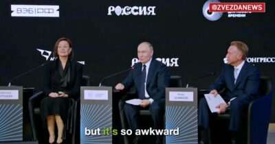 Copertina di Putin abbandona il forum e si scusa: “Non voglio far aspettare Trump, potrebbe offendersi”