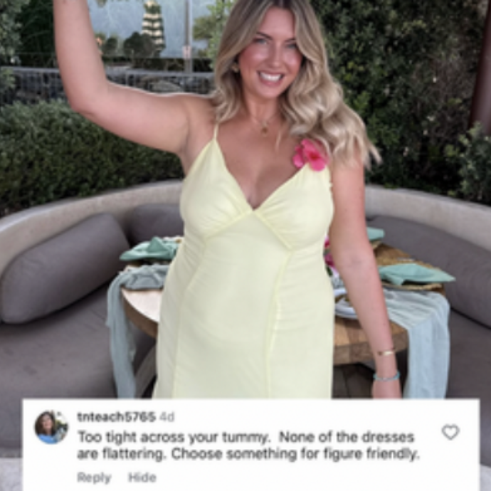“Sono una modella curvy e ho chiesto su Instagram un consiglio su un vestito. Vergogna alle centinaia di donne che mi hanno detto ‘dimagrisci'”: la storia di Soph Hughes