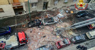 Copertina di Torino, l’arrestato per l’esplosione del palazzo è ricoverato in ospedale: era rimasto ferito nello scoppio