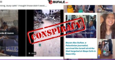 Copertina di “Sangue finto”: la teoria del complotto sulla giornalista palestinese Abusultan. Ma è stata davvero ferita a Gaza