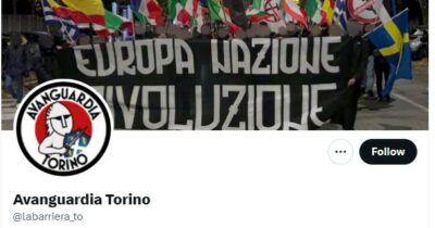 Copertina di “Hanno organizzato eventi dove esaltavano principi fascisti”: sequestrato circolo di Avanguardia a Torino