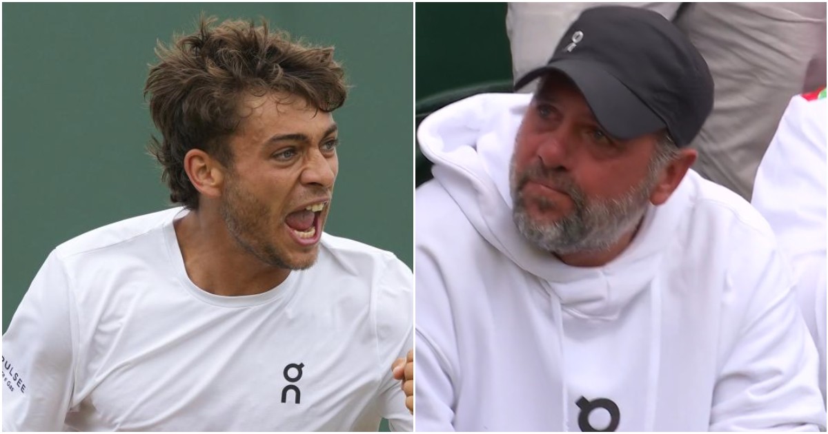 “Penso di aver meritato di giocare su un grande campo”: l’ironia di Cobolli e le lacrime di suo padre dopo la vittoria a Wimbledon “Penso di aver meritato di giocare su un grande campo”: l’ironia di Cobolli e le lacrime di suo padre dopo la vittoria a Wimbledon