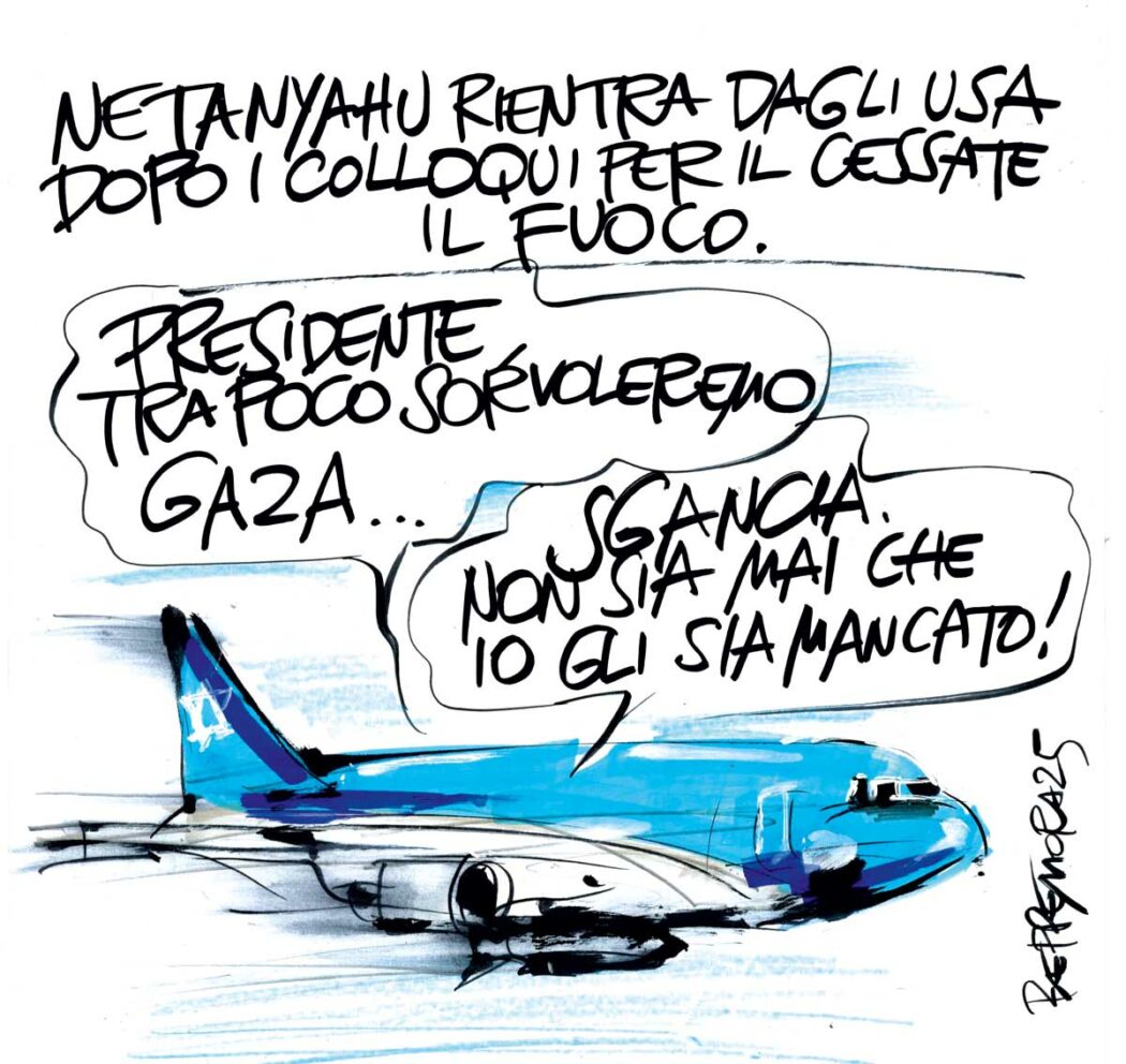 La vignetta di Beppe Mora