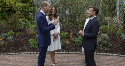 Copertina di William e Kate accolgono Macron e Brigitte al castello di Windsor: “Altro che prove generali, ormai fanno le veci di Re Carlo”