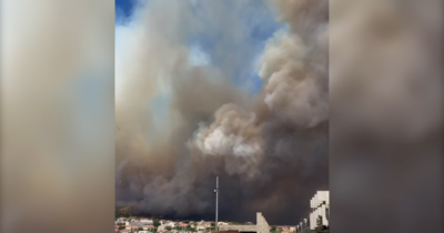 Copertina di Maxi-incendio a Marsiglia, il video delle fiamme e del fumo intorno alla città