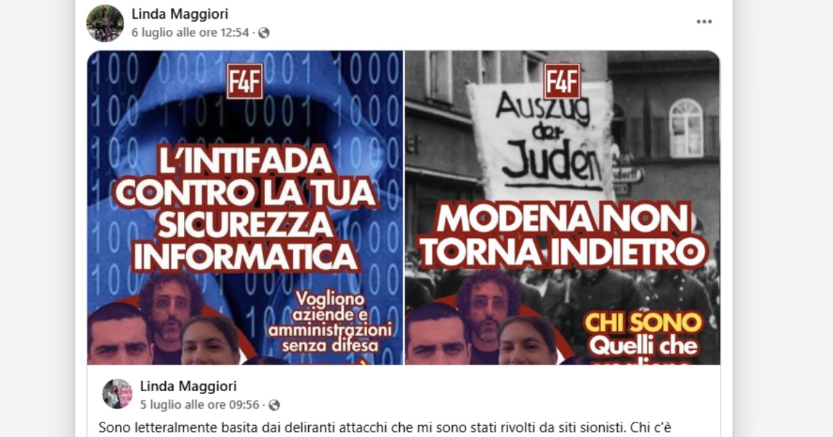 la mia solidariet224 a linda maggiori attaccata per la sua inchiesta sulla cybersicurezza israeliana