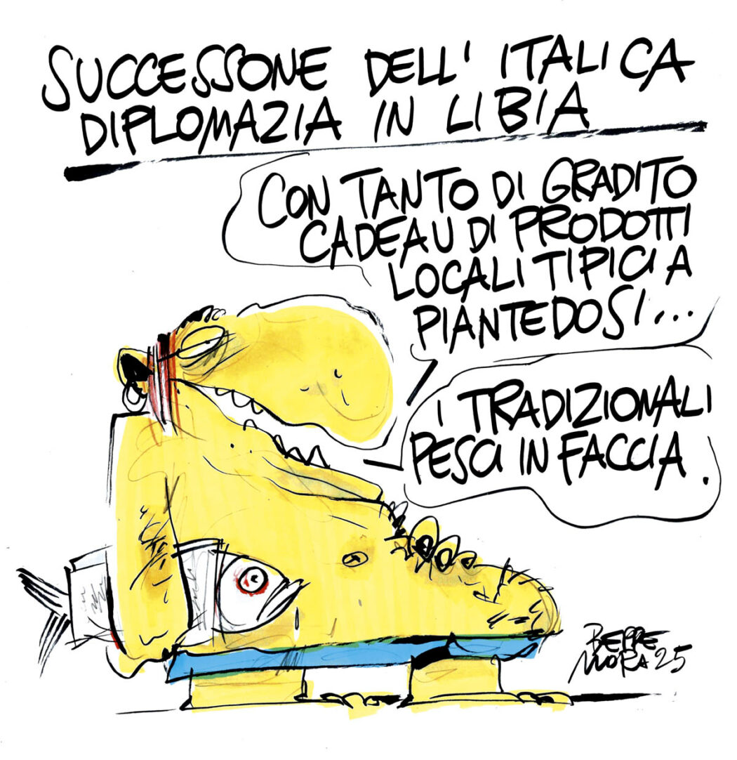 La vignetta di Beppe Mora