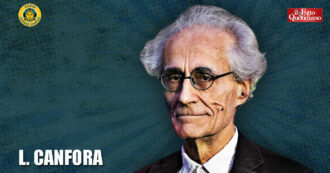 Copertina di Canfora: “Il pericolo russo per l’Europa? Menzogna spudorata di Merz per spingere la tensione ai limiti”