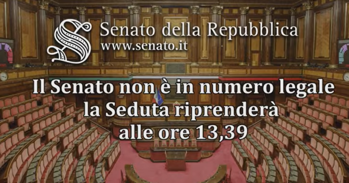 Separazione carriere, al Senato manca il numero legale per quattro volte in una sola mattinata: seduta sospesa