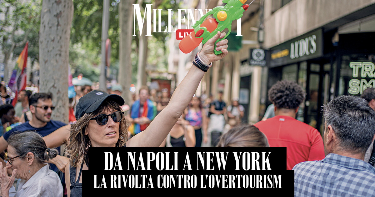 Da Napoli a New York, la rivolta contro l’overtourism. Millennium Live con Diletta Bellotta, Chiara Brusini e Viola Giacalone Da Napoli a New York, la rivolta contro l’overtourism. Millennium Live con Diletta Bellotta, Chiara Brusini e Viola Giacalone