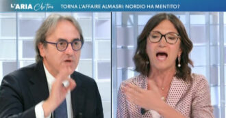 Copertina di Scontro Gelmini-Bonelli su La7. “Parli di Almasri perché detesti Meloni”. “No, ha stuprato bambini”