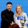 Copertina di Volenterosi: invio di truppe a Kiev Ma Meloni  frena 