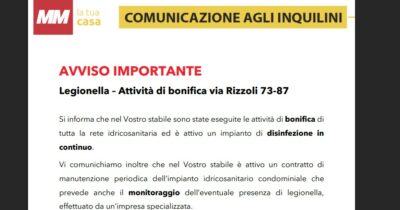 Copertina di Milano, nove casi di legionella tra inquilini delle case popolari di via Rizzoli: sei ricoverati, morto un anziano