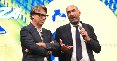 Copertina di Bari, il sindaco all’evento di Porro: “Darò le chiavi della città a Francesca Albanese”. Il conduttore: “Me ne vado”