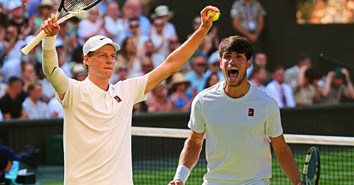 Sinner Alcaraz a confronto: il percorso a Wimbledon, la classifica, gli Slam vinti e i precedenti Sinner Alcaraz a confronto: il percorso a Wimbledon, la classifica, gli Slam vinti e i precedenti