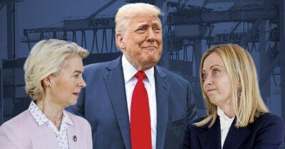 Copertina di Dazi del 30% all’Ue, Trump mina il negoziato: “Se reagite è peggio”