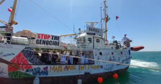 Copertina di Freedom Flotilla, la nave Handala parte da Siracusa diretta a Gaza con aiuti umanitari – Video
