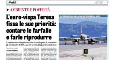 Copertina di Cosa hanno fatto di male le farfalle a Mario Giordano?