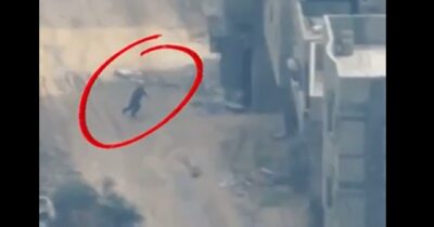 Copertina di L'atroce pubblicità del produttore di armi israeliano Rafael. Video di uomo colpito per mostrare le doti del sistema