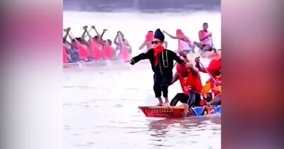 Copertina di La “danza in canoa” di un bimbo di 11 anni diventa virale (e viene imitata da grandi nomi dello sport) – Video