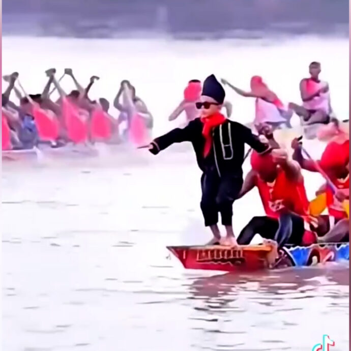 La “danza in canoa” di un bimbo di 11 anni diventa virale (e viene imitata da grandi nomi dello sport) – Video