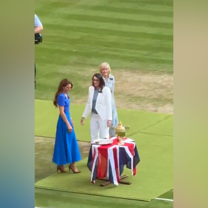 “Ti amo Kate”: l’urlo dagli spalti di Wimbledon per la principessa. E lei reagisce così – Video