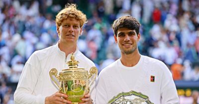 Copertina di Fuga da Alcaraz: la nuova classifica Atp di Sinner dopo Wimbledon. Per restare numero 1 non può rallentare