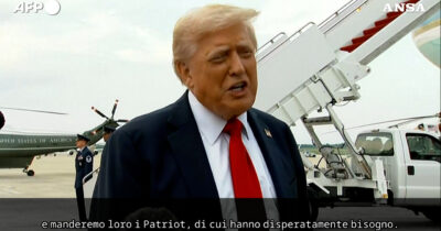 Copertina di Guerra in Ucraina, Trump: “Invieremo a Kiev i Patriots, ma pagherà l’Unione europea”