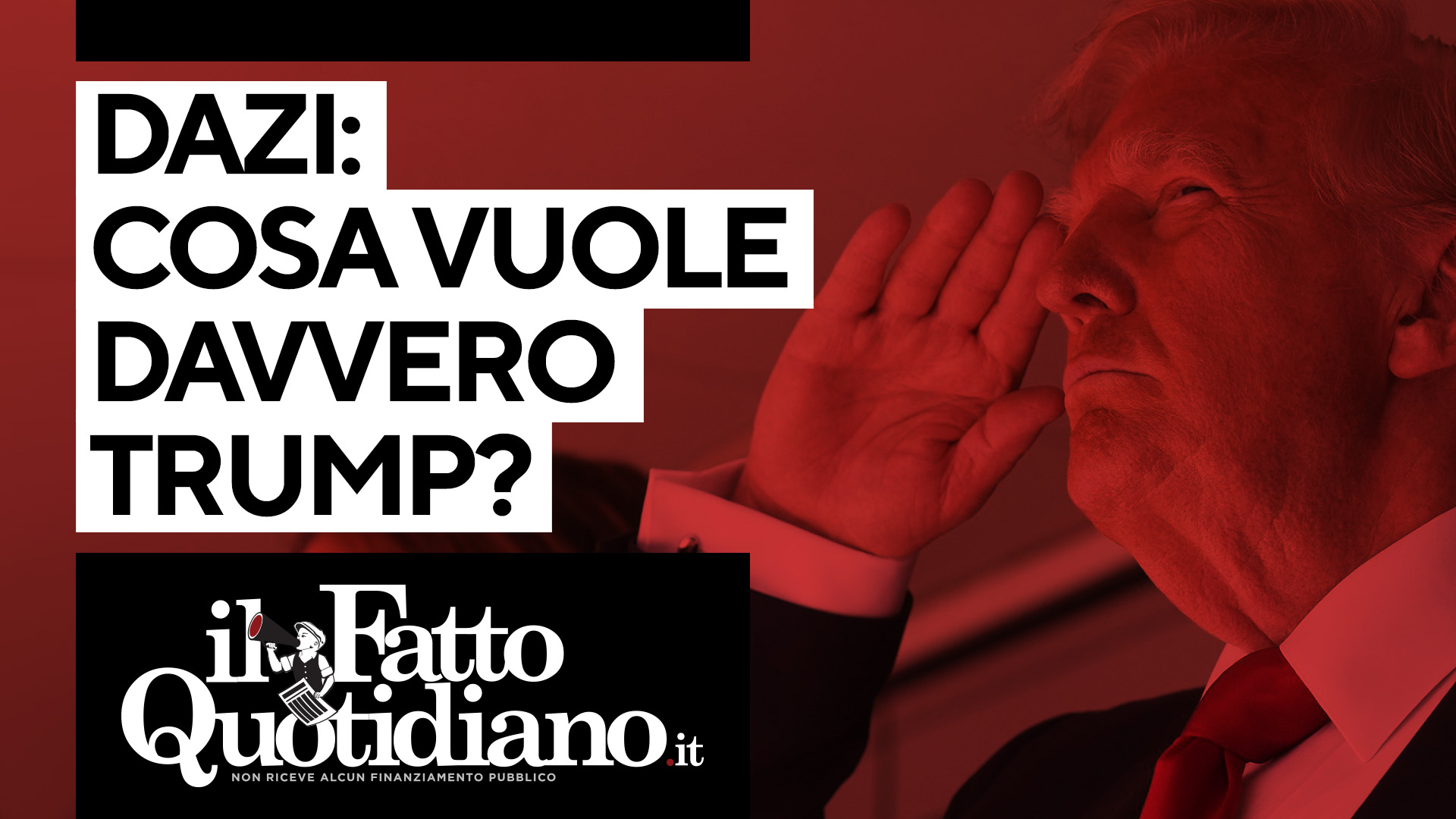 dazi cosa vuole davvero trump la diretta con peter gomez e chiara brusini