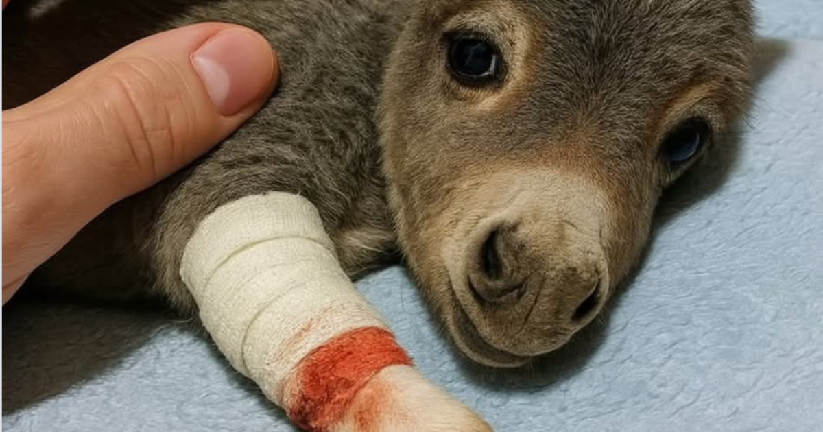 “Non mollare piccolo guerriero, siamo con te”: la storia dell’asinello investito da un camion é virale ma è tutta opera dell’intelligenza artificiale