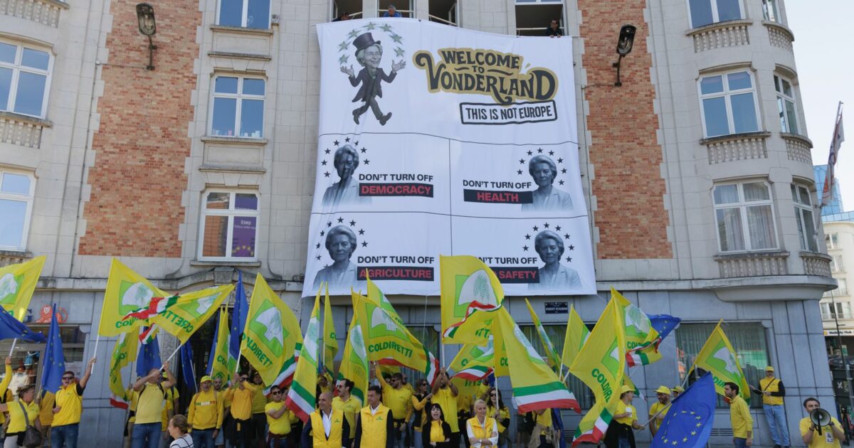 Tutti contro la riforma della Pac: agricoltori in piazza e proteste di Lollobrigida e delle opposizioni Tutti contro la riforma della Pac: agricoltori in piazza e proteste di Lollobrigida e delle opposizioni
