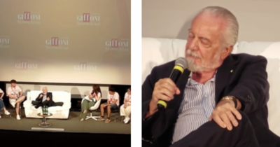 Copertina di “L’intelligenza Artificiale mi arrapa da morire, me la scoper** ogni secondo”: così Aurelio De Laurentiis al Giffoni. I commenti: “Ma è un Festival per ragazzi”, “Che è ‘sta cafonata?”