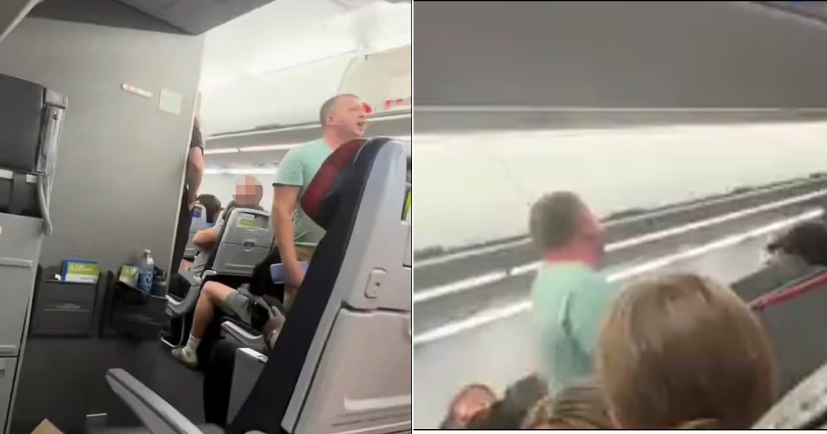“Prendetemi il mio caricabatterie dalla stiva, avete scherzato con la persona sbagliata”: passeggero scatena il caos su un volo American Airlines prima del decollo “Prendetemi il mio caricabatterie dalla stiva, avete scherzato con la persona sbagliata”: passeggero scatena il caos su un volo American Airlines prima del decollo