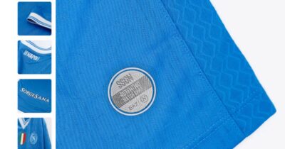 Copertina di Il Napoli sbaglia a scrivere una parola in inglese sulle nuove maglie: la “h” finisce nel posto sbagliato e il web non perdona