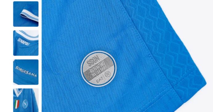 Il Napoli sbaglia a scrivere una parola in inglese sulle nuove maglie: la “h” finisce nel posto sbagliato e il web non perdona