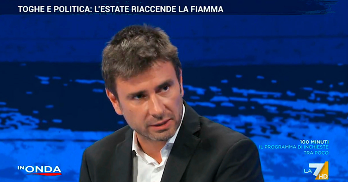 di battista contro meloni 8216madre cristiana8217 ipocrita e muta sul genocidio di gaza la storia non l8217assolver224 su la7