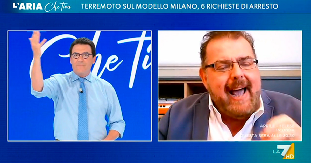 Luigi Crespi sbotta su La7: “Dovete smetterla di offendere Milano, avete già condannato tutti”