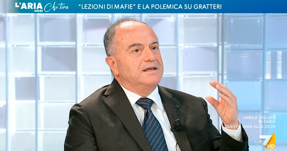 Gratteri a La7: “Una parte di Fratelli d’Italia non crede più alla lotta contro le mafie” Gratteri a La7: “Una parte di Fratelli d’Italia non crede più alla lotta contro le mafie”