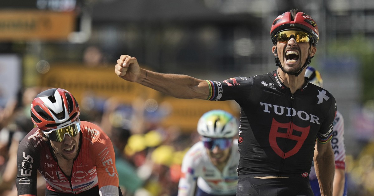 alaphilippe al tour la madre di tutte le beffe si lussa una spalla se la rimette a posto recupera ed esulta pensando di aver vinto sembravo un idiota