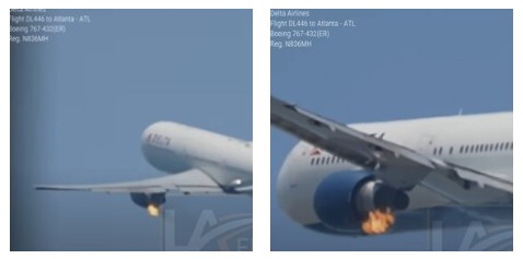 Va a fuoco il motore di un aereo appena decollato e tutto viene ripreso in diretta: le fiamme e il ritorno al punto di partenza Va a fuoco il motore di un aereo appena decollato e tutto viene ripreso in diretta: le fiamme e il ritorno al punto di partenza