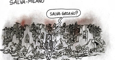 Copertina di La vignetta di Vauro