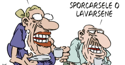 Copertina di La vignetta di Franzaroli