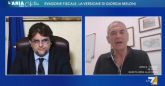 Copertina di Cottarelli contro Osnato (Fdi): “Ma quale recupero dell’evasione, il vostro è il condono più generoso degli ultimi 25 anni”. Su La7