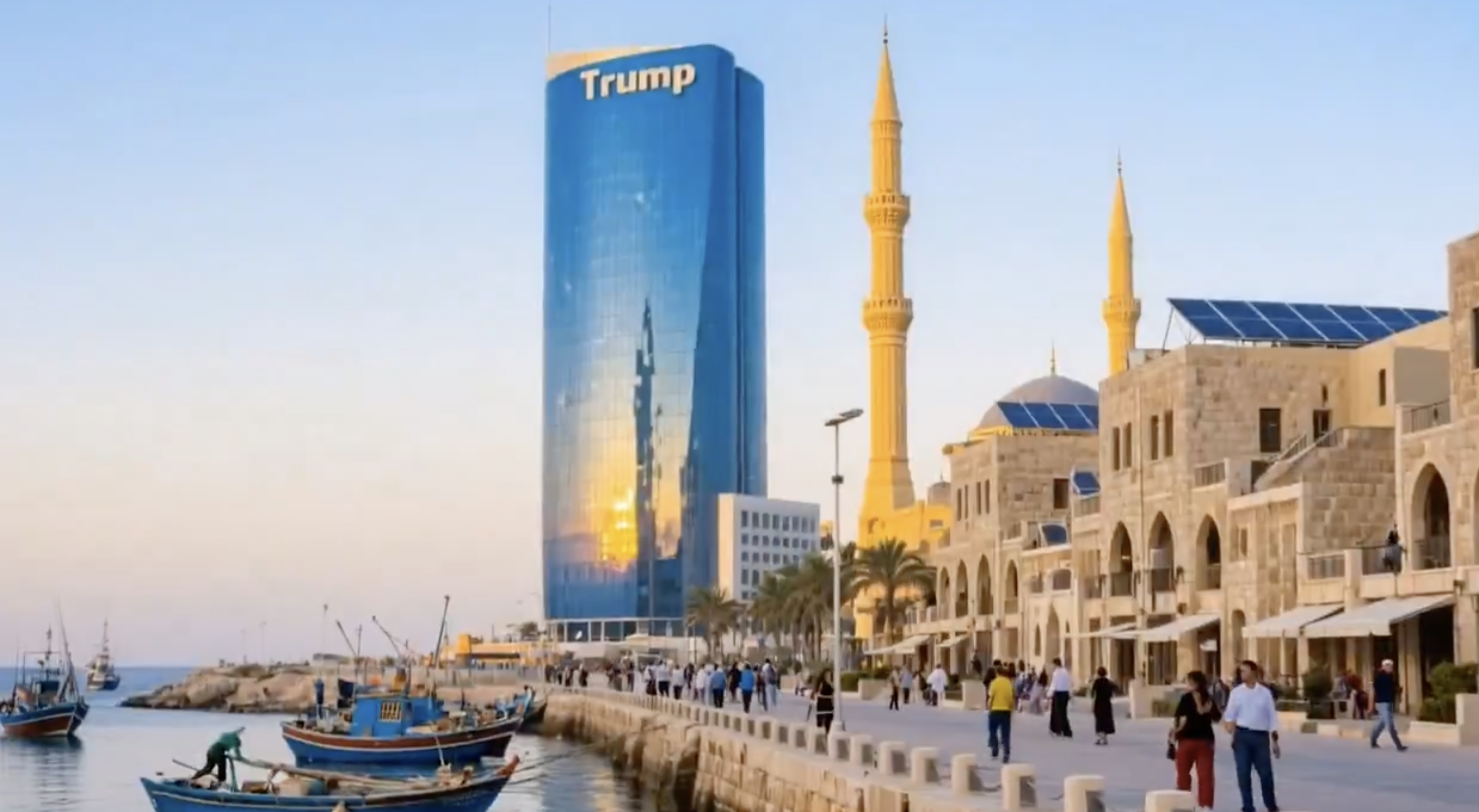 gaza con yacht trump tower e netanyahu sul lungomare il video fatto con ia pubblicato dalla ministra israeliana gamliel