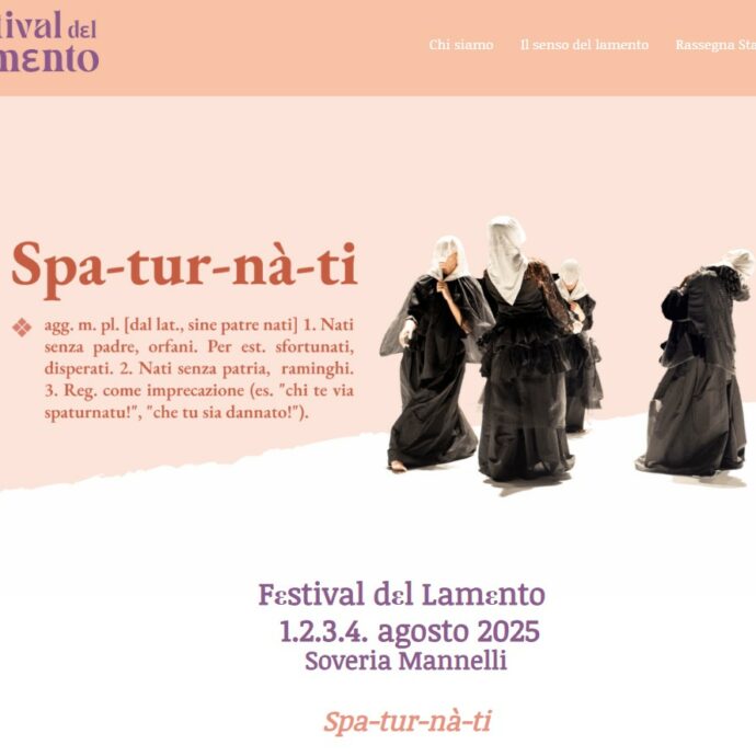 Arriva l’estate, il momento perfetto per lagnarsi: in Calabria torna il Festival del Lamento. Tra gli ospiti Camilli e Arminio